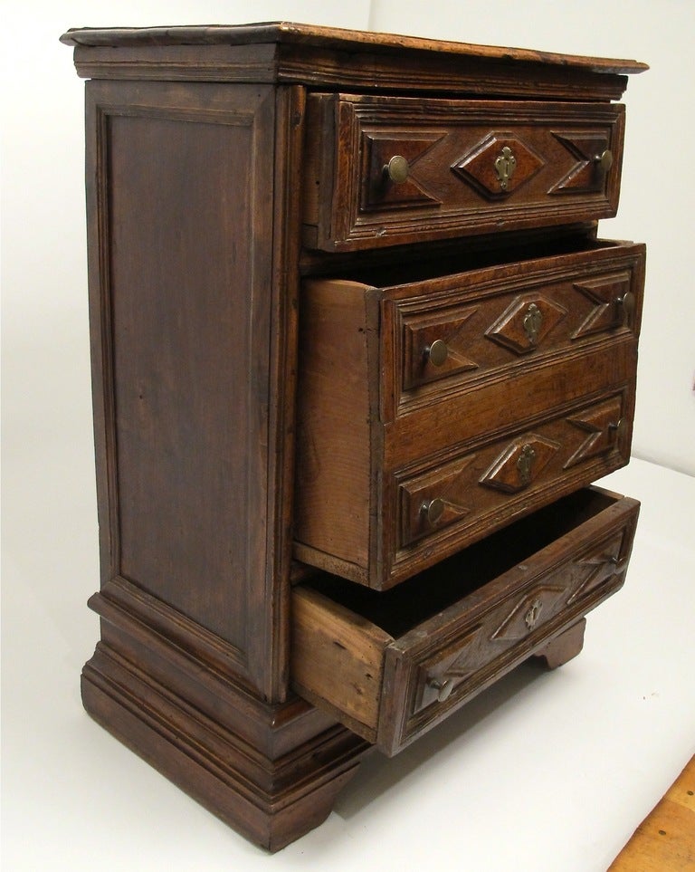 18th Century and Earlier 18th Century Italian Comodino Chest of Drawers