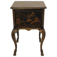 19th Century Chinoiserie Bedside Cabinet