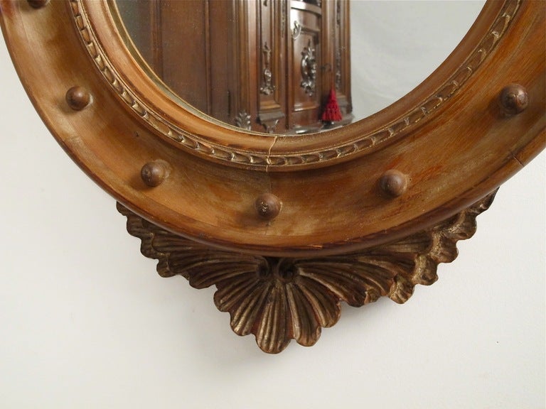 Wood Federal Style Mirror