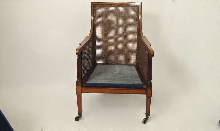Mahogany English Library Chair