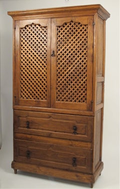 Armoire coloniale espagnole du 19ème siècle