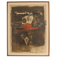 Johnny Friedlaender Abstract Etching