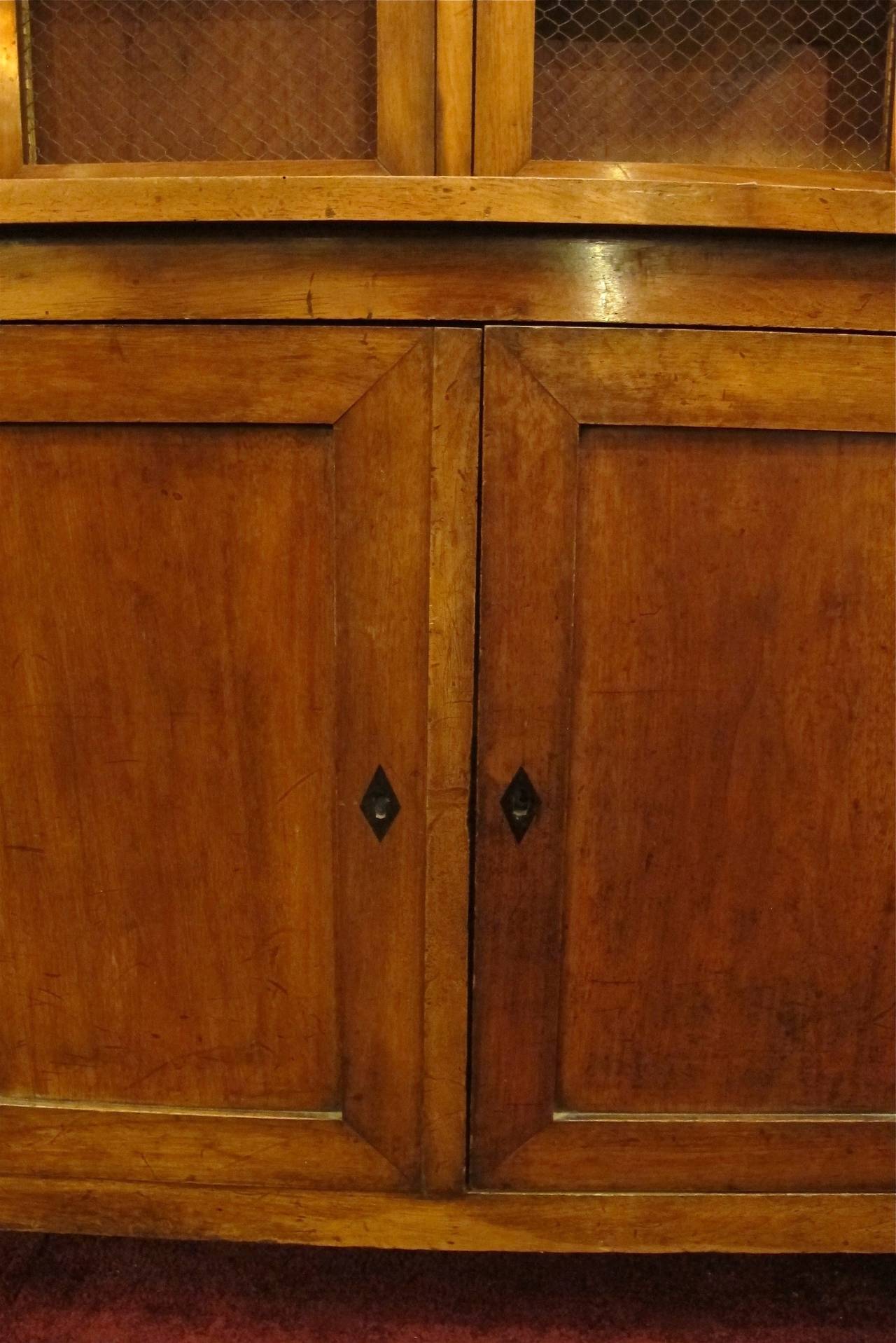 19th Century Directoire Walnut Bookcase