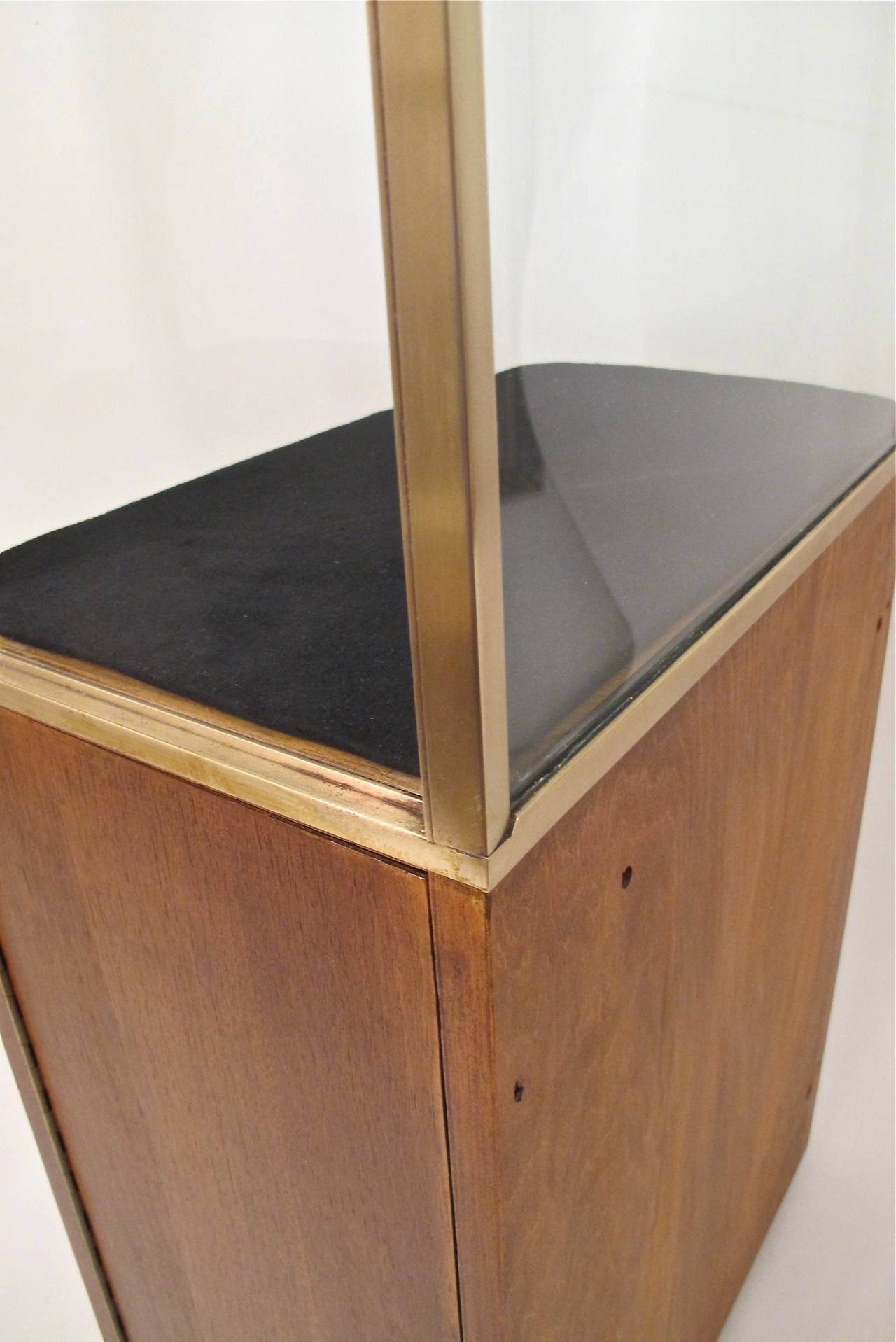 Glass Pair of Vintage Parker Pens Display Cases or Cabinets