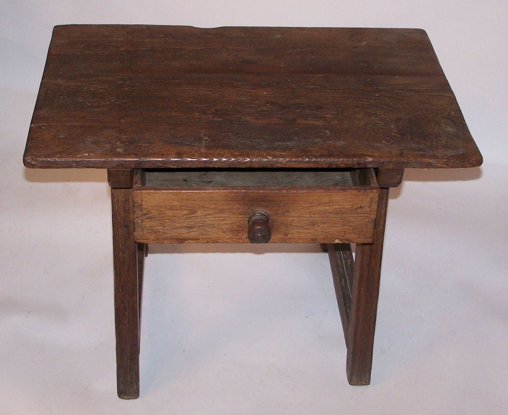 19th Century Mexican Mesquite Wood Side Table 3
