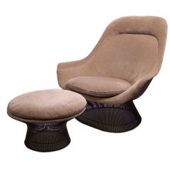 Lounge Chair and Ottoman by Warren Platner for Knoll