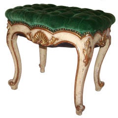 Antique Venetian Bench or Footstool