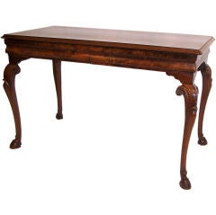 Extraordinary Walnut Writing/Console Table