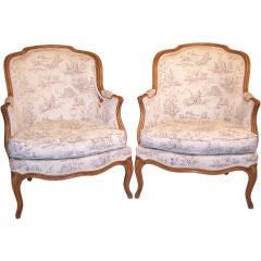 Pair of French Bergere Chairs