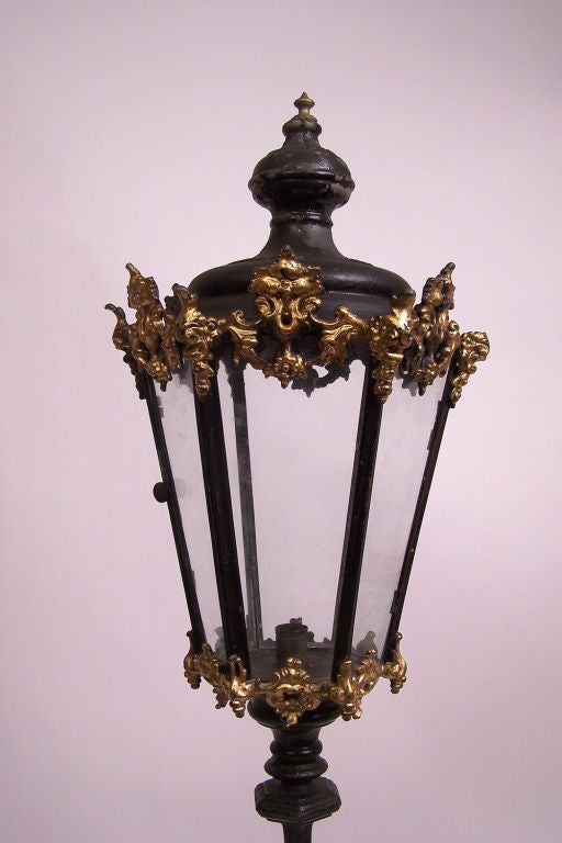 Highly Unusual Pair of 19thC Candle Lanterns