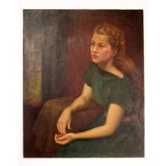 Vintage Portrait Painting