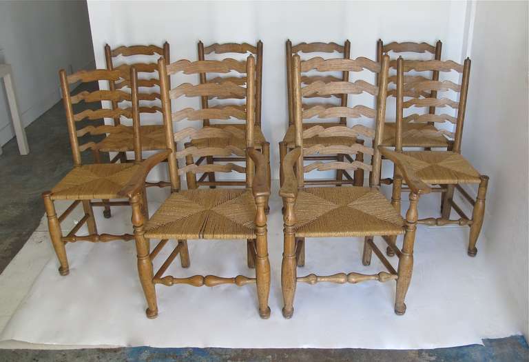 British 19thC Lancashire Dining Chairs