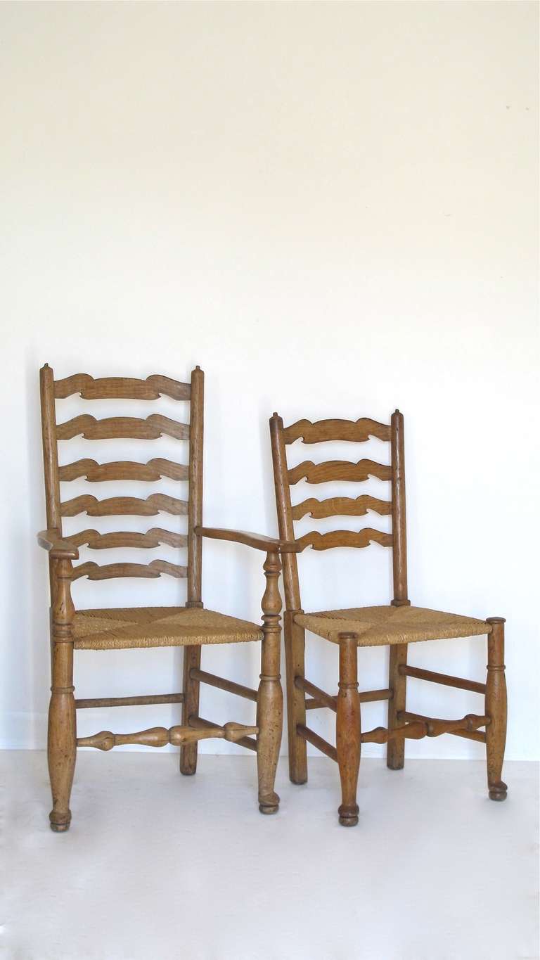 19thC Lancashire Dining Chairs 1