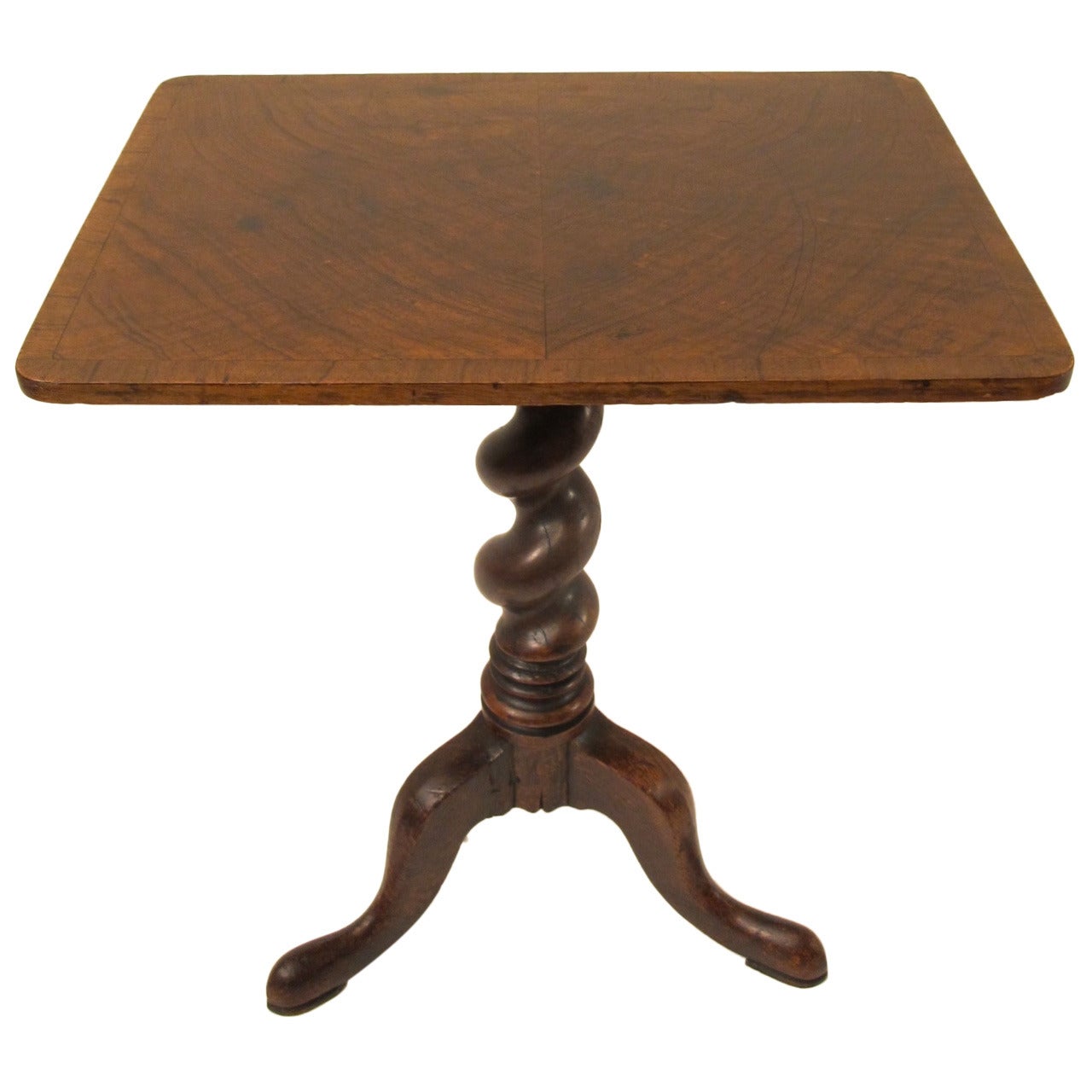 English Regency Walnut Side Table