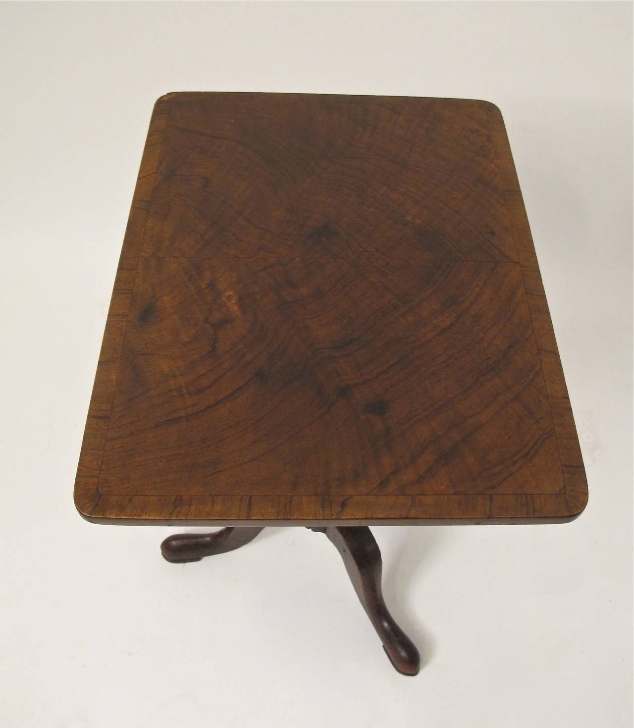 English Regency Walnut Side Table 1
