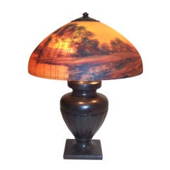Handel Reverse Painted Lamp 4