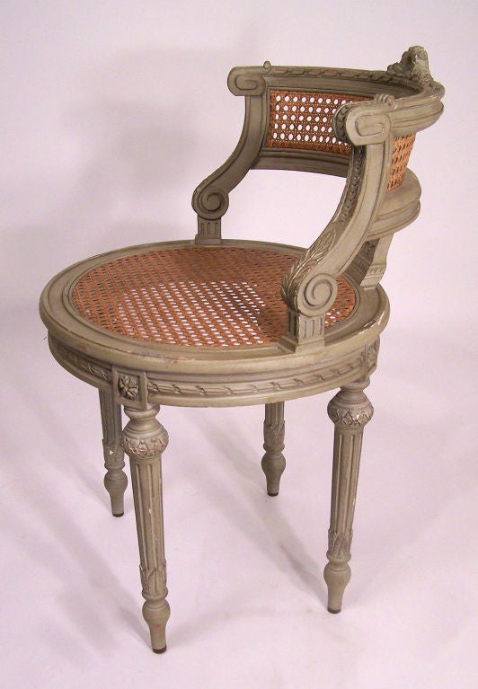 20th Century French Vanity Chair