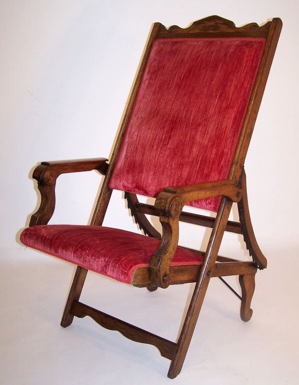 Late 19thC Folding Campaign Chair