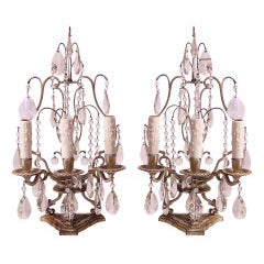 Silver-plated Girandoles Lamps 4
