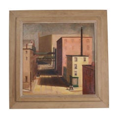WPA Cityscape Painting