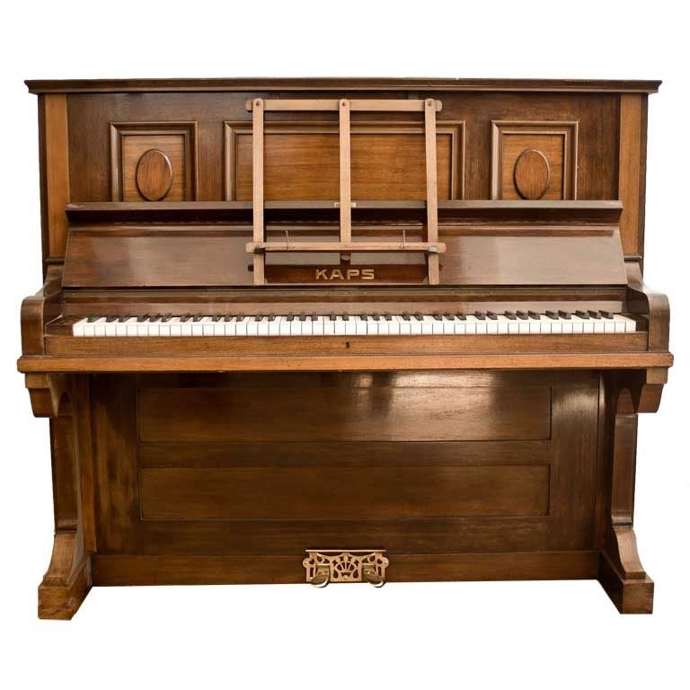 Kaps Art Nouveau Upright Piano
