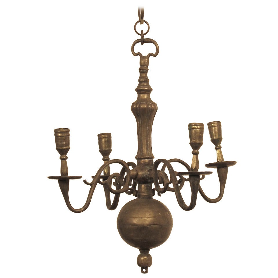 17th Century Dutch Candle Light Fixture