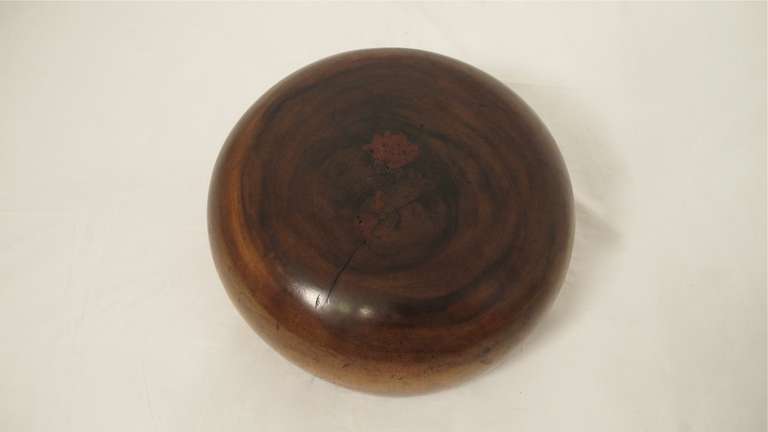 American Antique Hawaiian Calabash Kou Wood Bowl