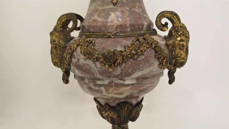 19th Century French Marble Lamps In Excellent Condition In San Francisco, CA