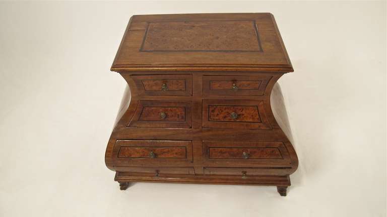German Continental Miniature Bombe Chest/Commode