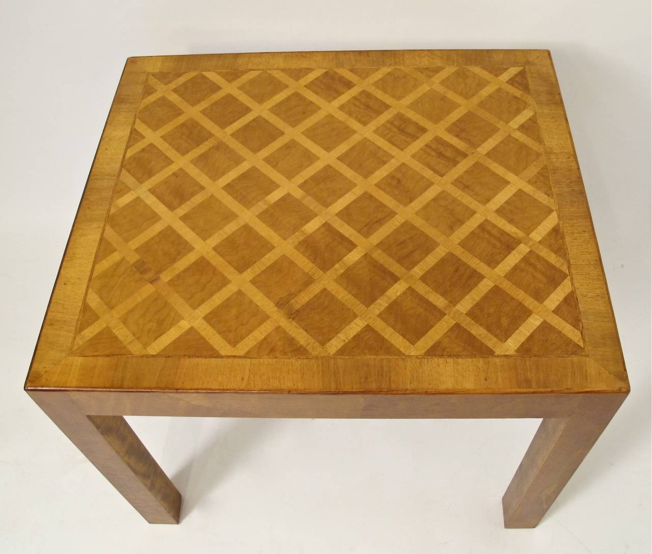 Inlay Italian Parsons Side Table