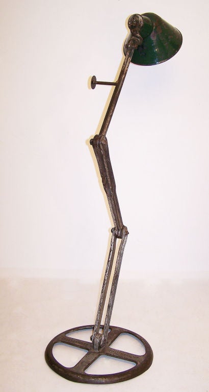 Mid-20th Century Industrial Floor Lamp