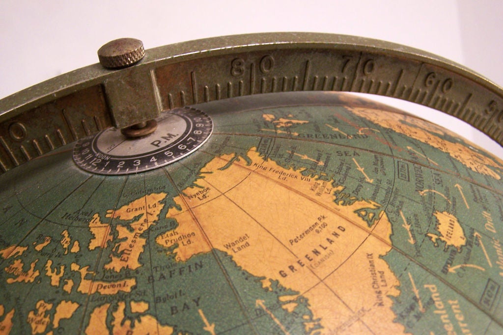 Cram's Lighted World Globe