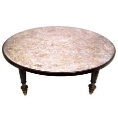 Hollywood Regency Mirrored Cocktail Table