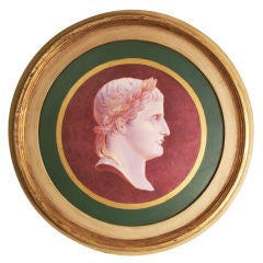 19thC Napoleonic Porcelain Plaque