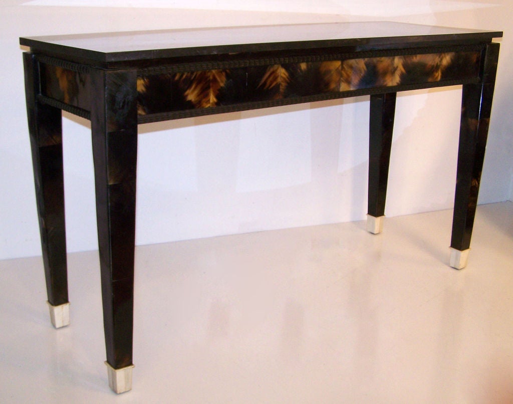 Horn and Bone Console Table