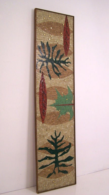 American Mid Century Mosaic Wall Hanging