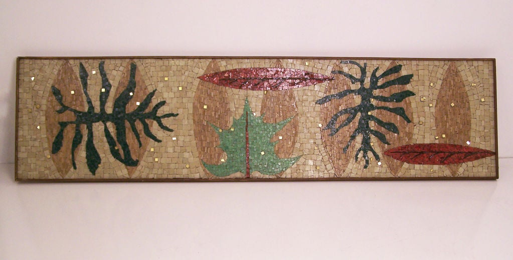Mid Century Mosaic Wall Hanging 1