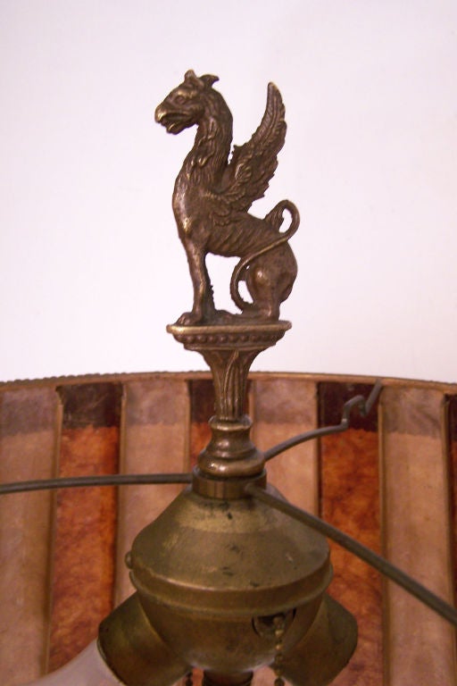 Bronze and Marble Floor Lamp 3
