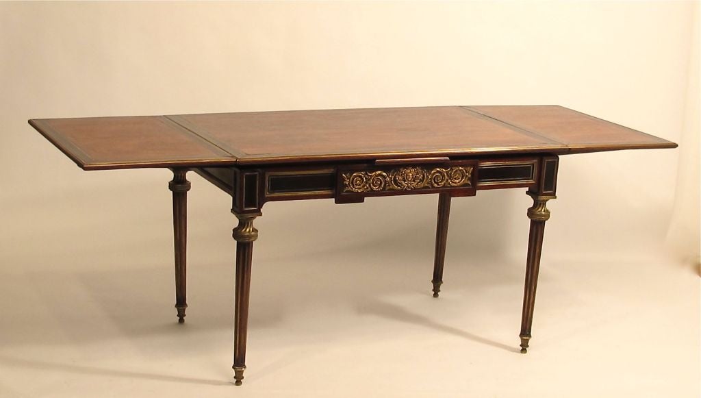 Louis XV Unique 19th Century French Rosewood Extending Coffee Table