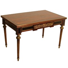 Unique 19th Century French Rosewood Extending Coffee Table