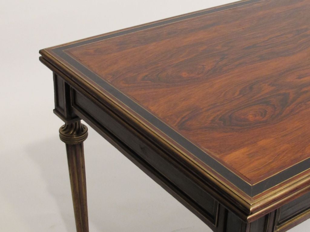 Unique 19th Century French Rosewood Extending Coffee Table 2