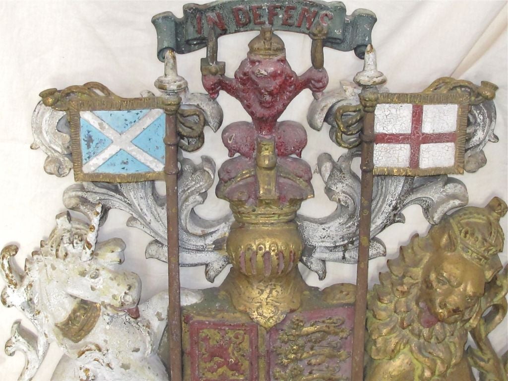 Large Cast Iron British Royal Warrant of Appointment