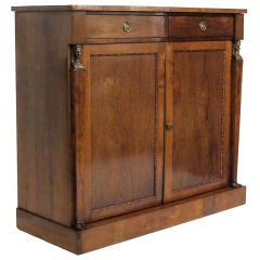 Antique 19thC English Regency Side Cabinet / Credenza