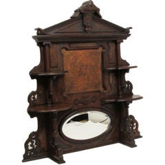 Antique American Renaissance Victorian Mantel Mirror