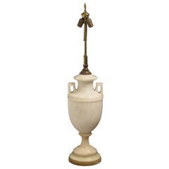 Monumental Alabaster Urn Lamp 2