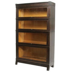 Antique Unusual Arts and Crafts Stacking Bookcase