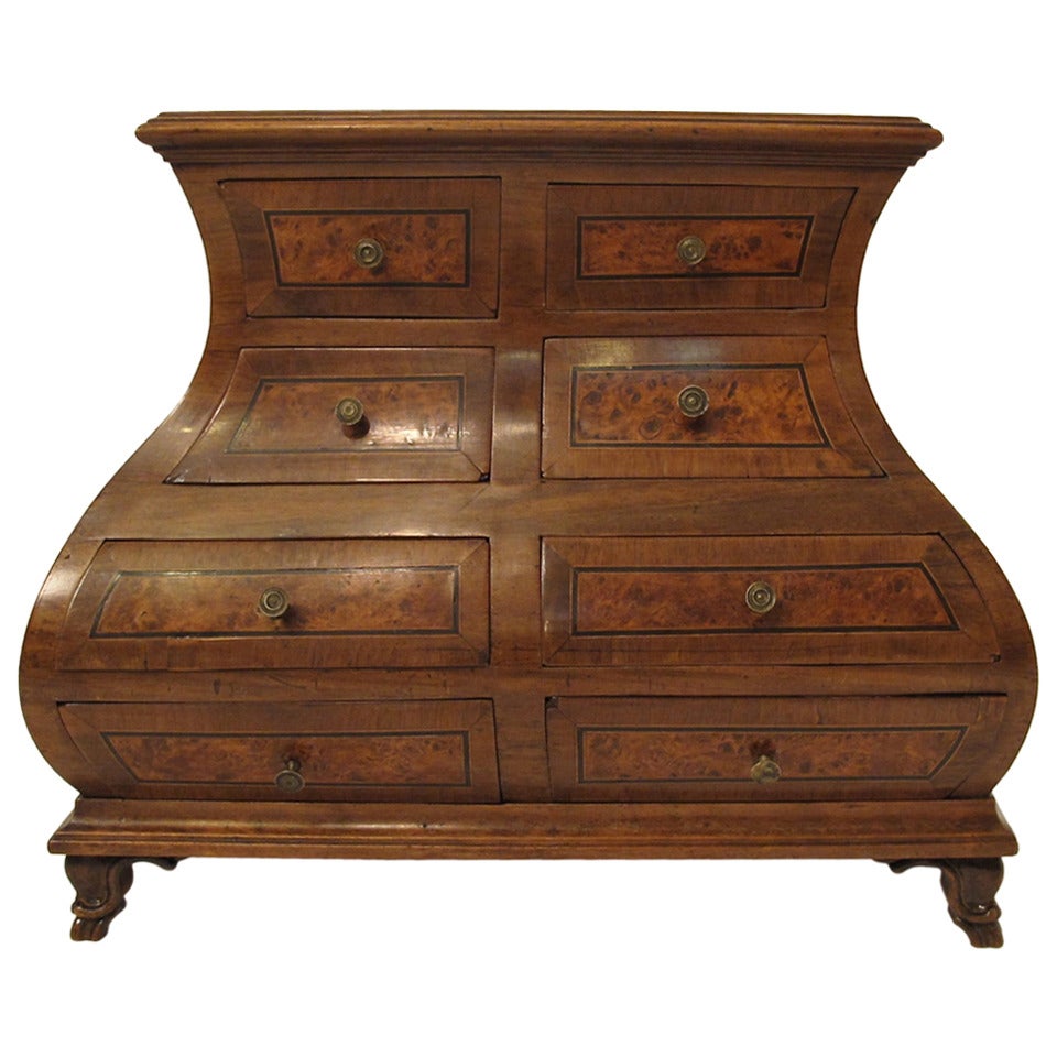 Continental Miniature Bombe Chest/Commode