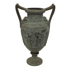 Large and Extraordinary Grand Tour Bronze Urn