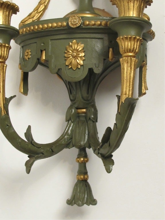 American Neoclassical Style Sconces