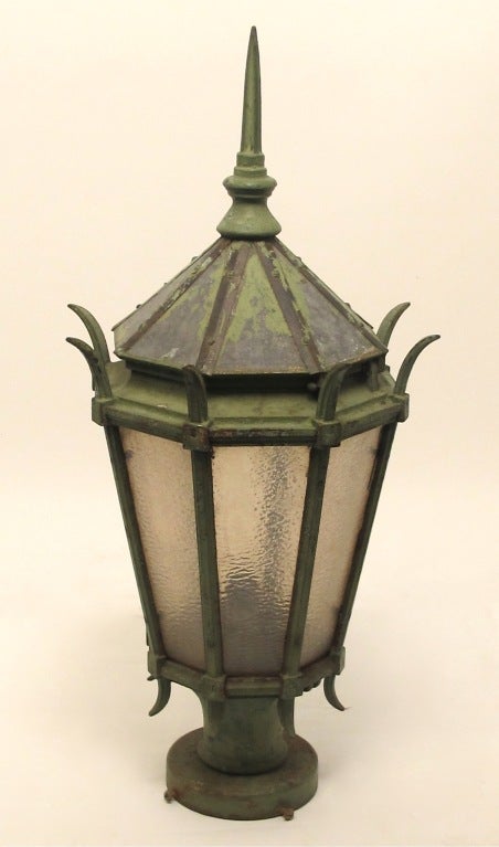 vintage cast iron street lamp